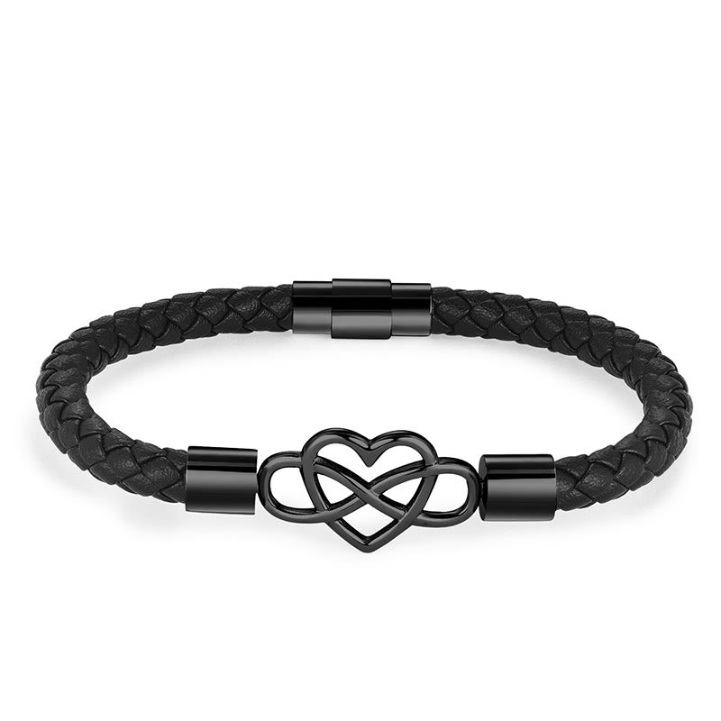 Titanium Steel Spiritual Bracelet with Magnetic Buckle for Strength