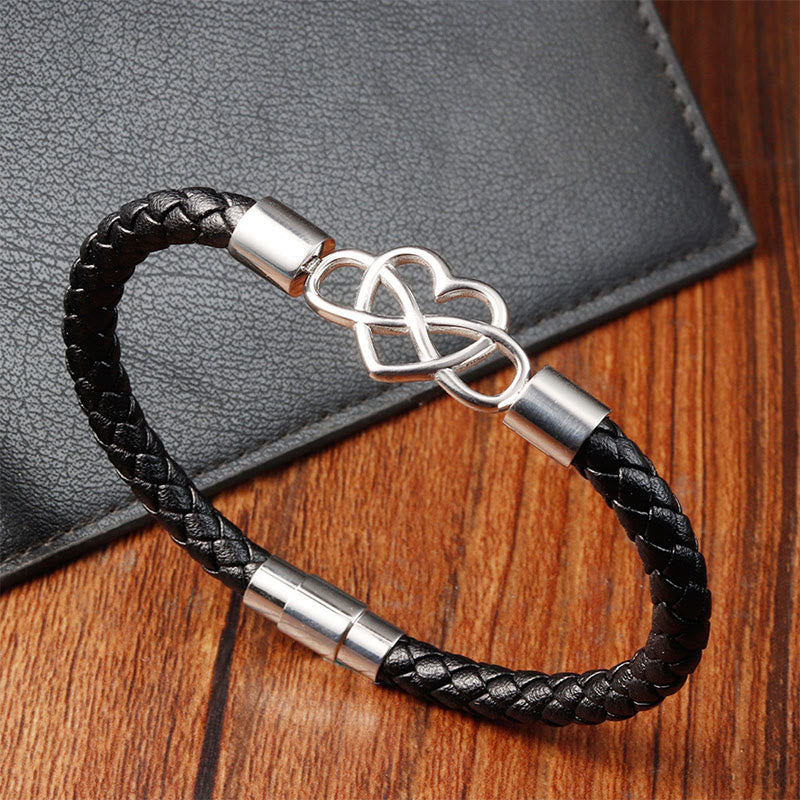 Titanium Steel Spiritual Bracelet with Magnetic Buckle for Strength
