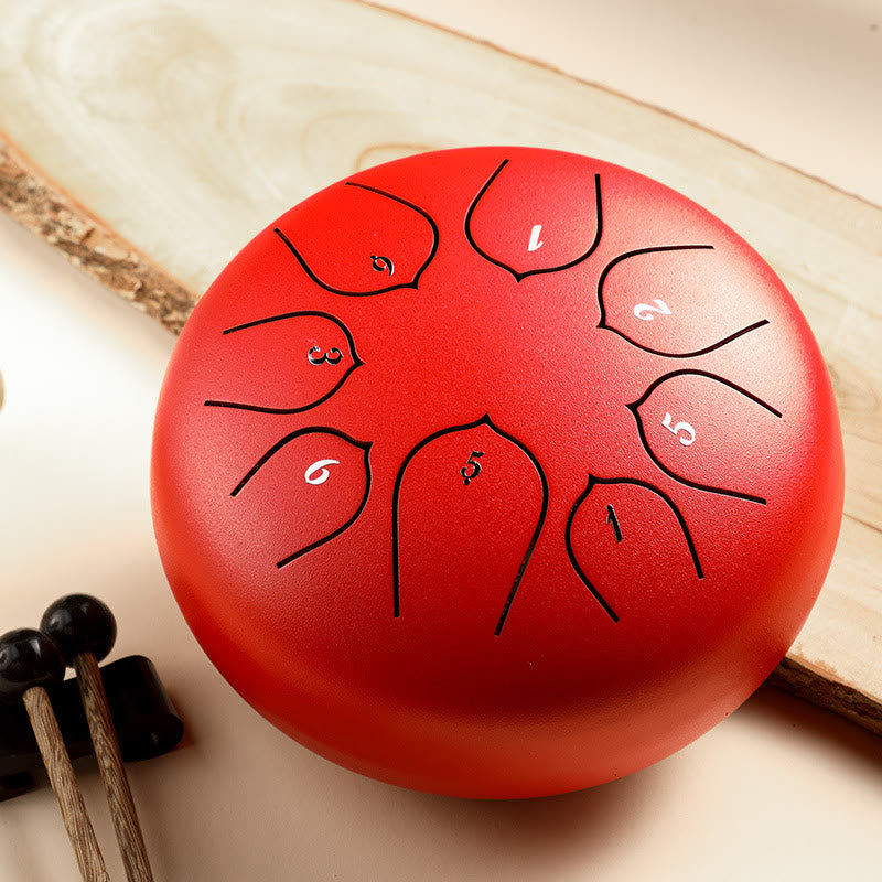 8 Note Steel Tongue Drum Kit for Meditation & Sound Healing