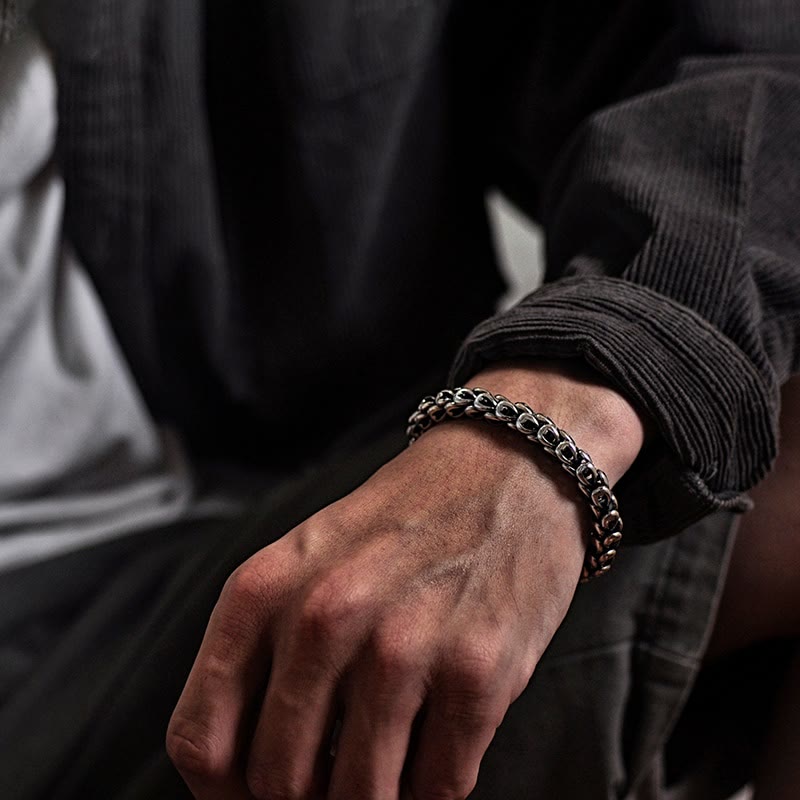 18cm Copper Dragon Scale Pattern Success Bracelet