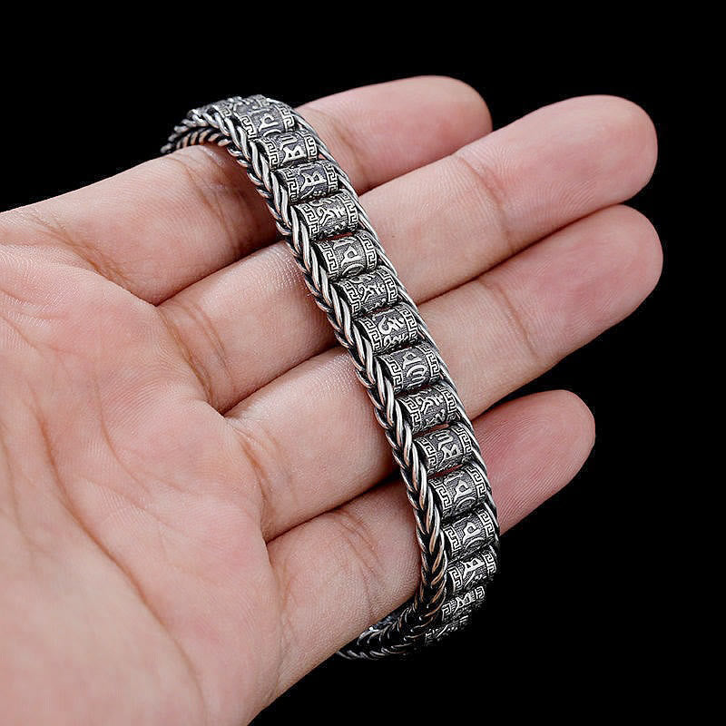 18cm Premium Om Mani Padme Hum Copper Bracelet