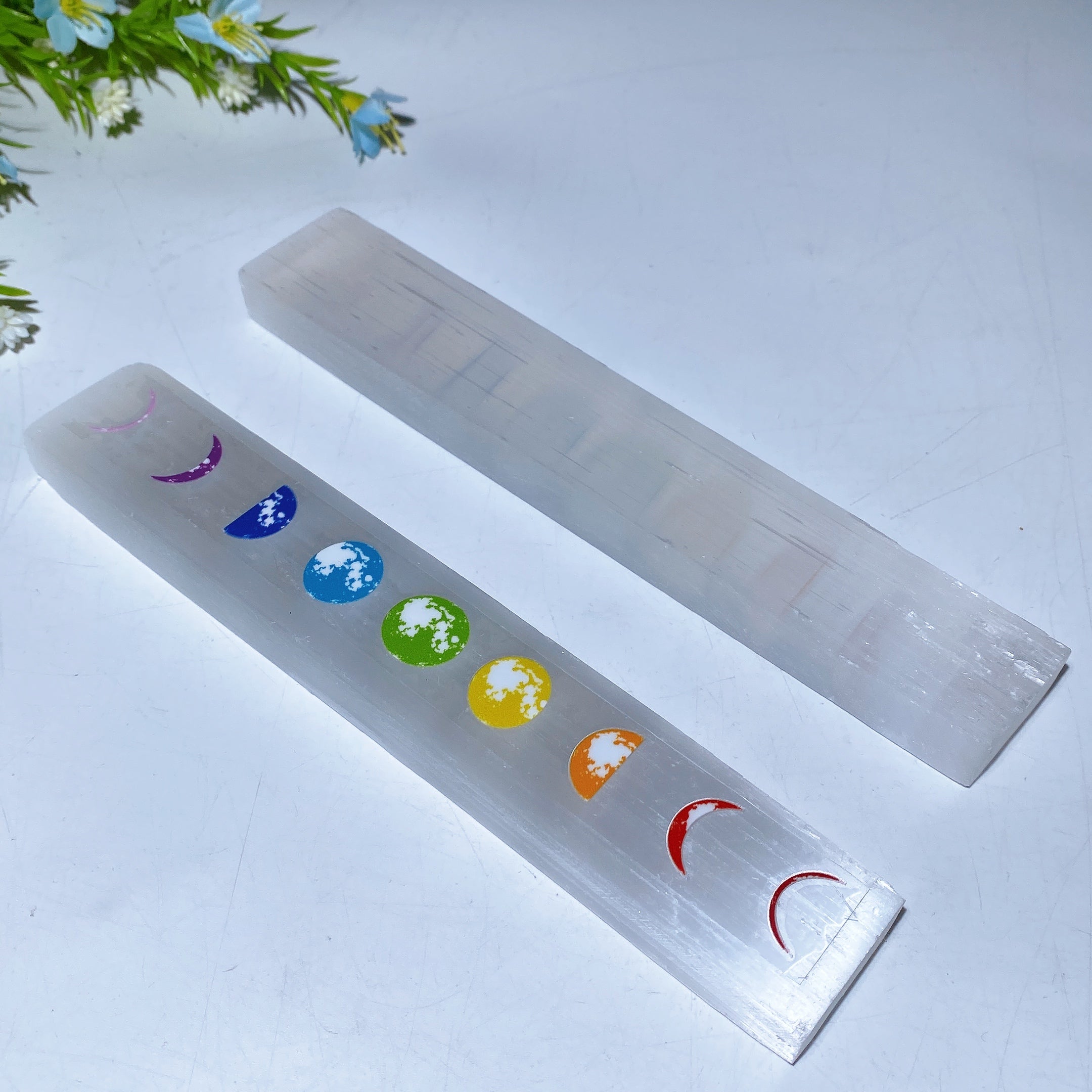 18cm Selenite Chakra Healing Wand for Energy Balance