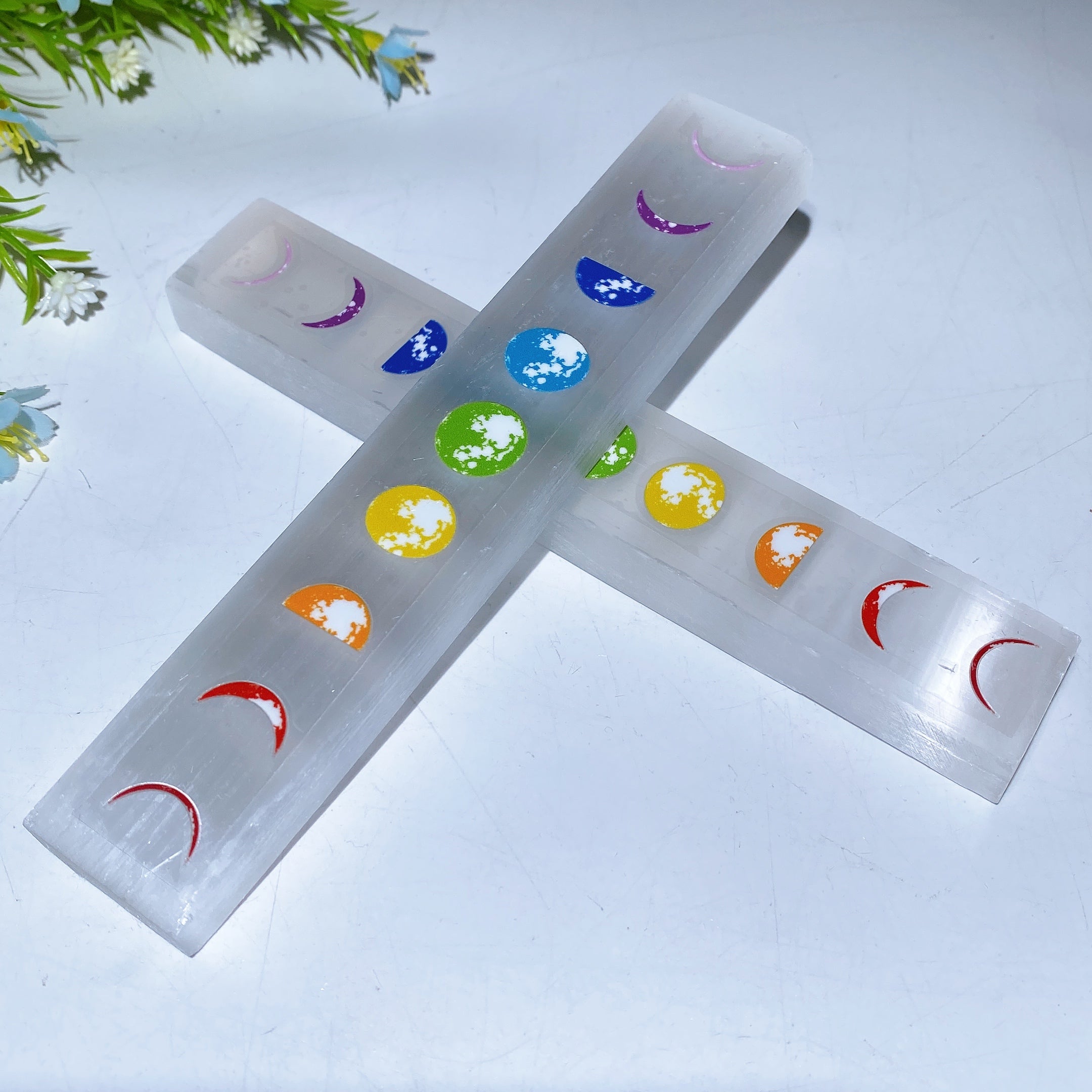 18cm Selenite Chakra Healing Wand for Energy Balance