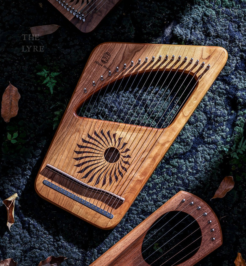 19-String Hluru Lyre Harp Instrument for Music Lovers