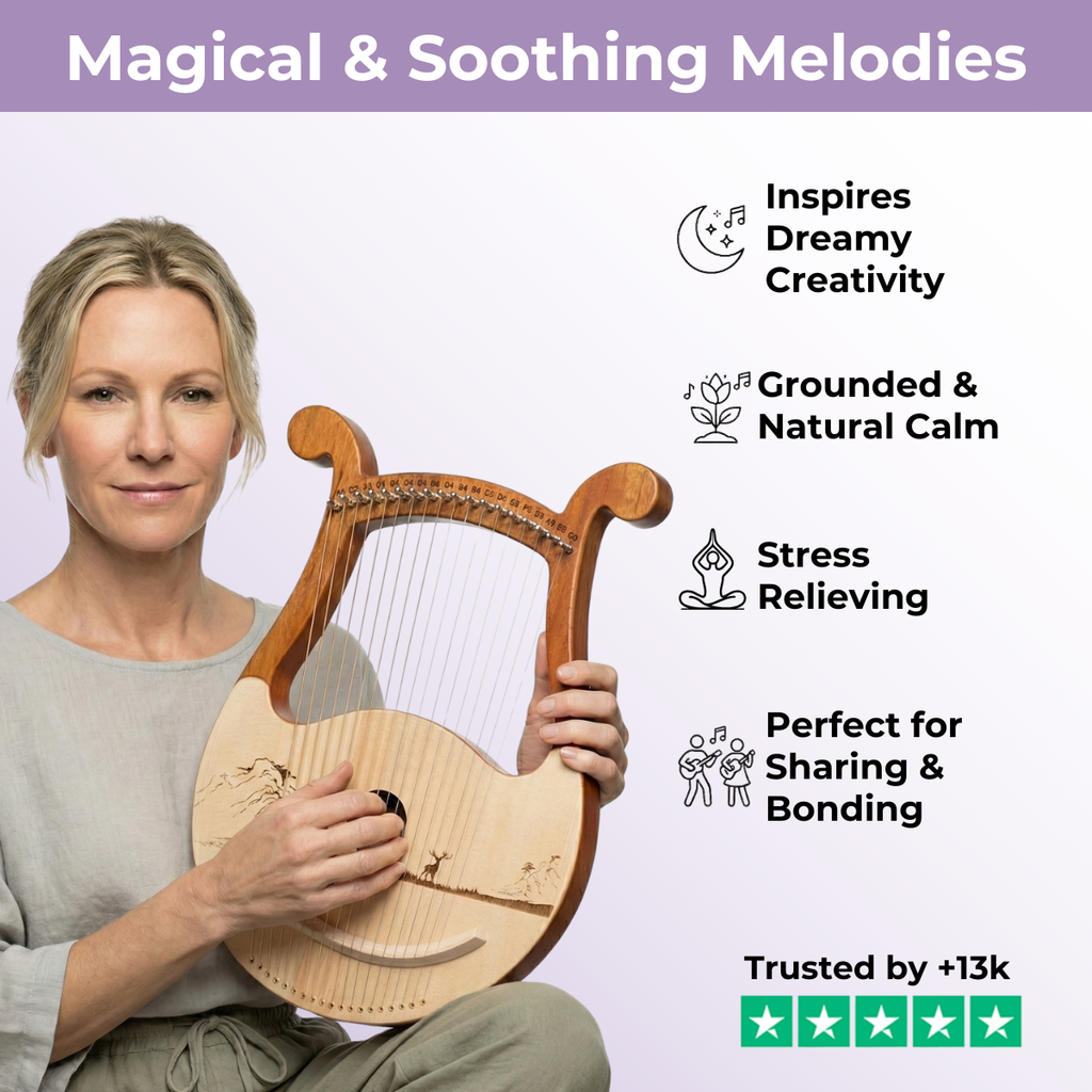 Lever String Instrument Buy Walter.t 19-String Lyre Harp for Sale Now