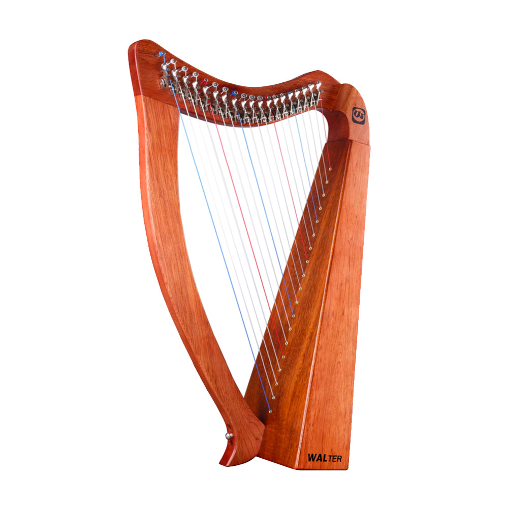 19-String Irish Lyre Harp with Levers Instrument