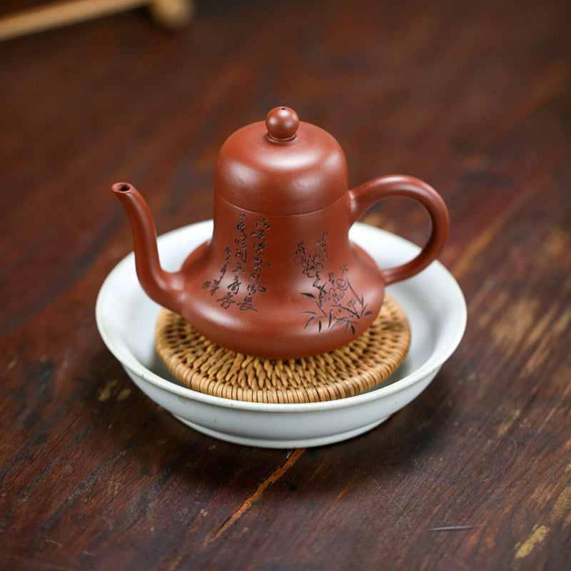 Vintage Purple Clay Kung Fu Teapot 130ml Zen Decor