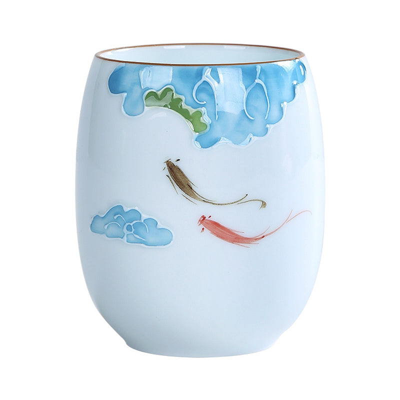 Ceramic Spiritual Teacup 180ml for Zen Meditation Rituals