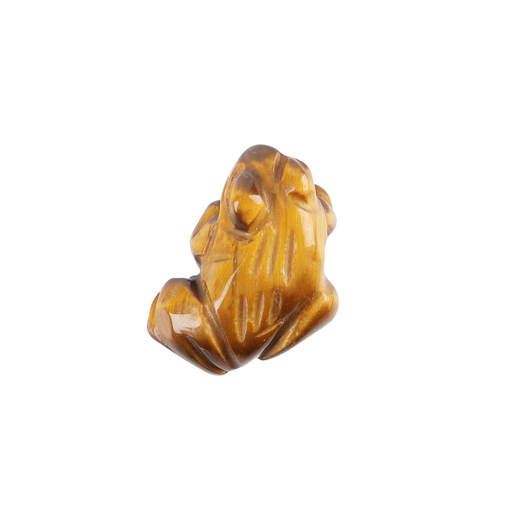 Mini Crystal Frog Carvings 1 inch Healing Figurines