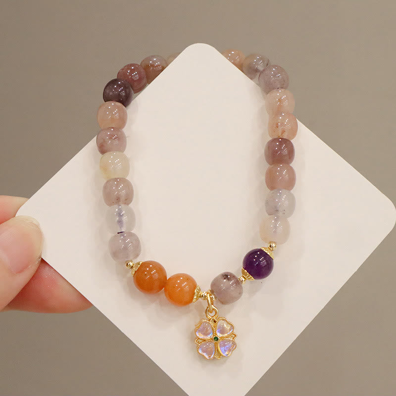 8mm Golden Silk Jade Wealth Bracelet for Luck & Protection