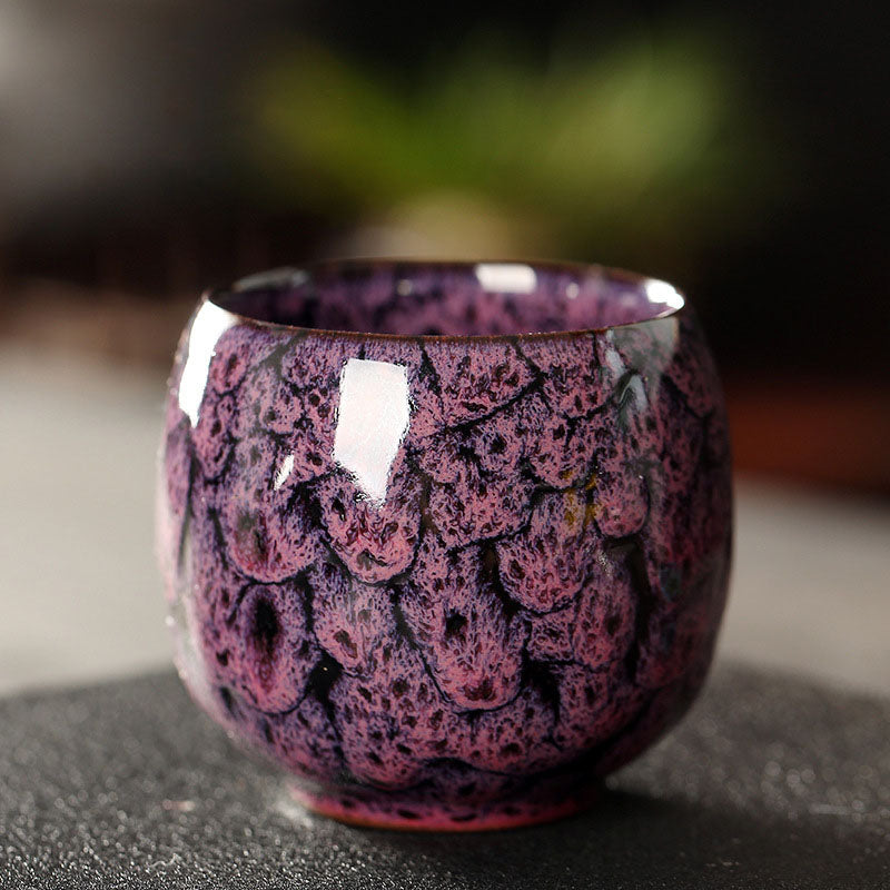 Multicolored Kiln Change Jianzhan Ceramic Tea Cup 110ml