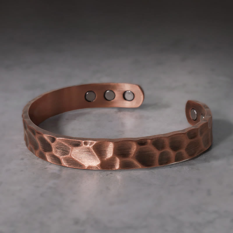 Rustic Copper Balance Magnetic Adjustable Spiritual Bracelet