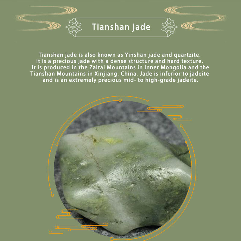 Tianshan Jade Bamboo Luck Bracelet | 14-16cm Womens