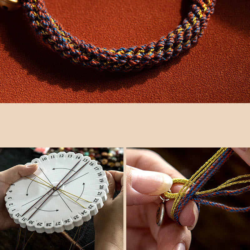 Sterling Silver Chinese Zodiac Red String Luck Bracelet