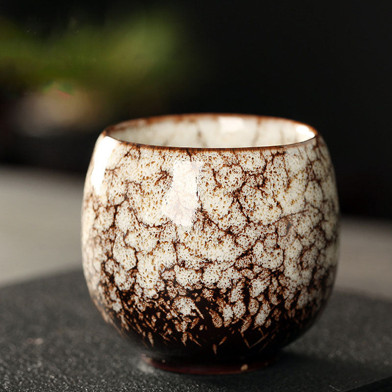 Multicolored Kiln Change Jianzhan Ceramic Tea Cup 110ml