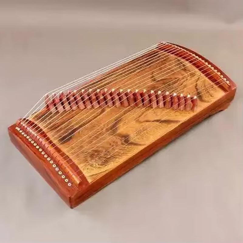 68Cm Portable Mini Guzheng 21 Strings Solid Wood Chinese Zither Beginner Finger Training Device Guzheng with Accessories Gifts