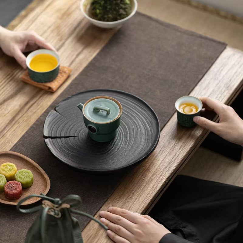 Sanxingdui Ceramic Chinese Tea Cup Set | Kung Fu Tea Gift