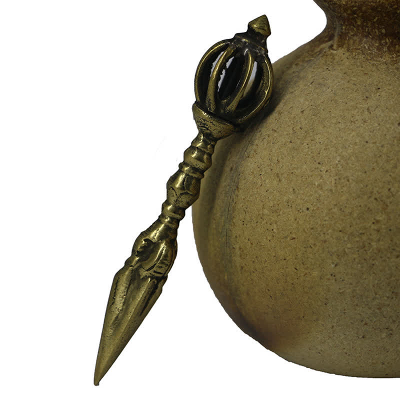 Copper Tibetan Dorje Vajra - Spiritual Power Meditation Tool
