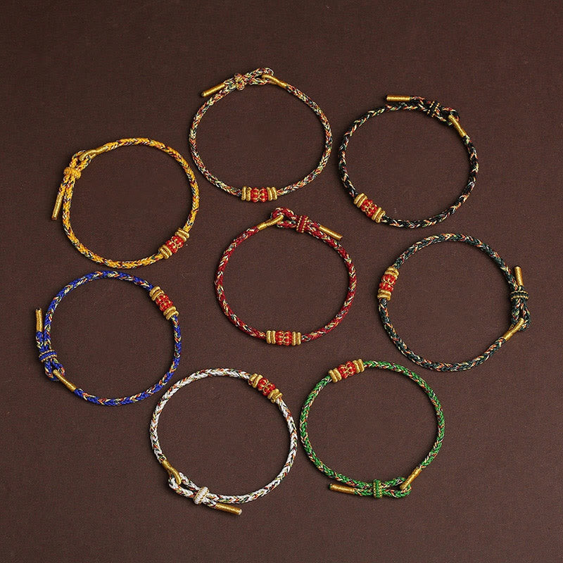 Colorful King Kong Knot Spiritual Bracelet for Luck & Protection
