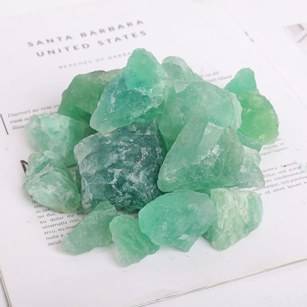 1kg Green Fluorite Raw Crystals for Spiritual Healing