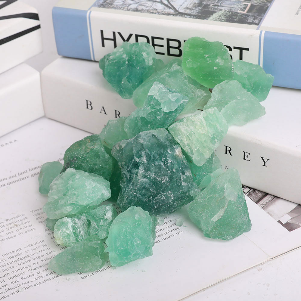 1kg Green Fluorite Raw Crystals for Spiritual Healing