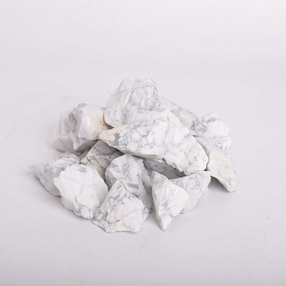 1kg Howlite Raw Crystal Stone for Meditation and Healing
