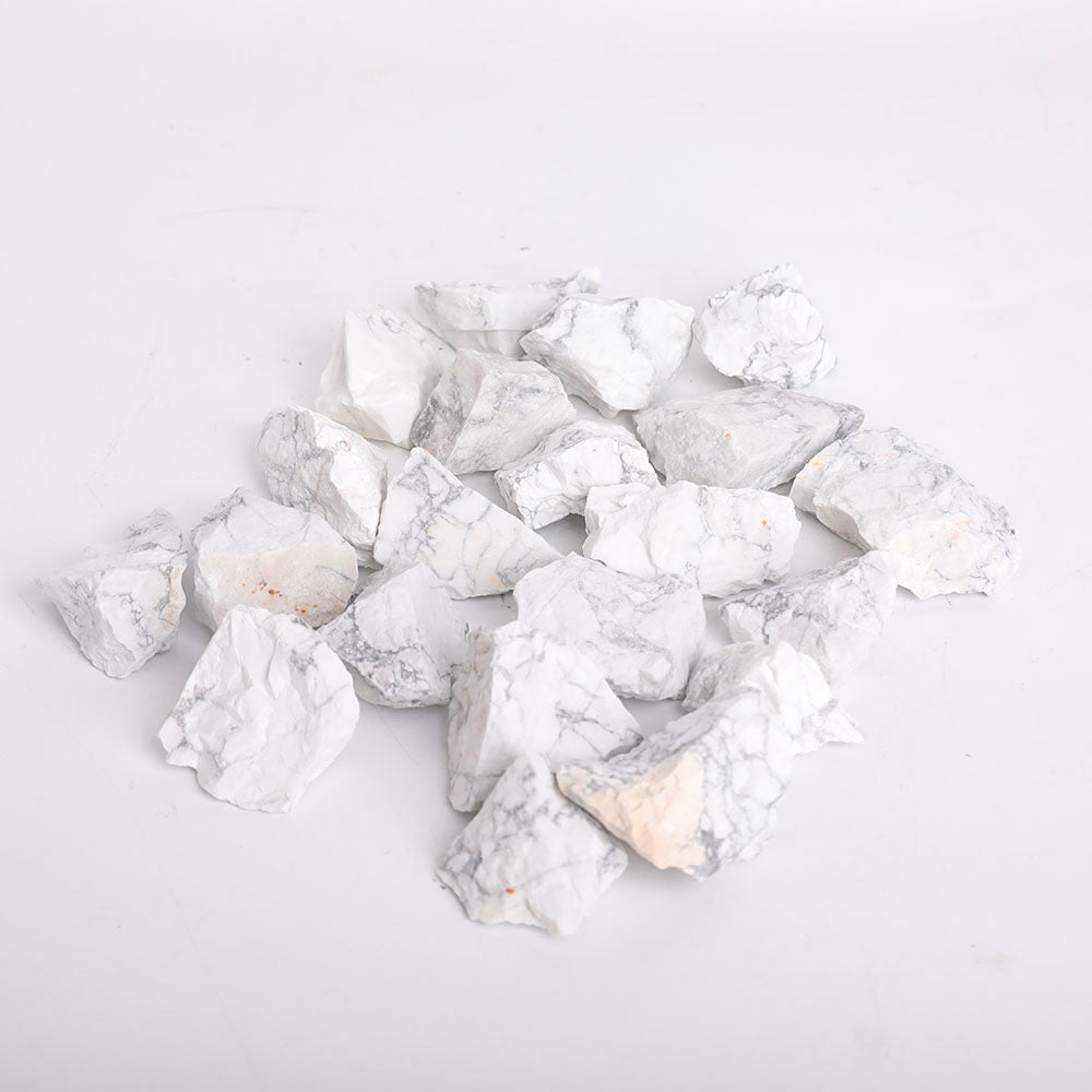 1kg Howlite Raw Crystal Stone for Meditation and Healing