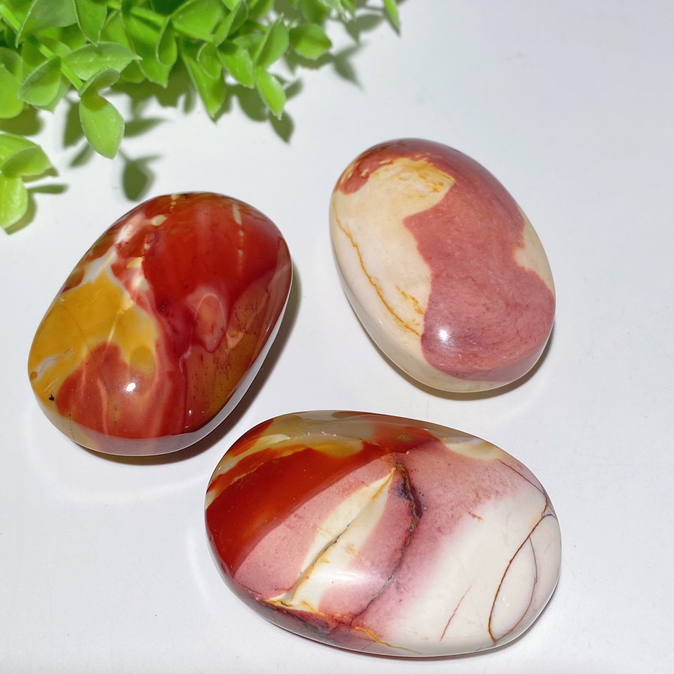 2.0-2.5 inch Mookite Crystal Palm Stone for Healing
