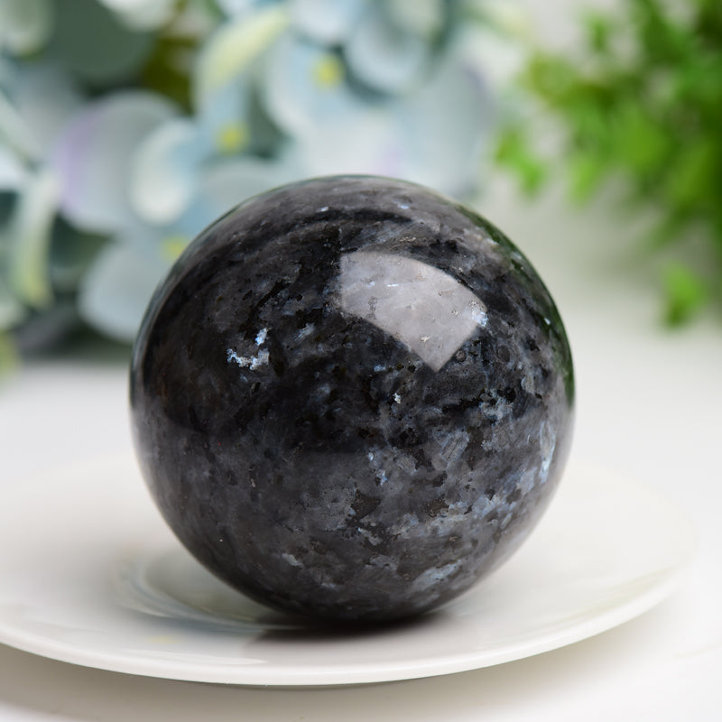 2.0-3.0 Inch Larvikite Crystal Sphere for Healing & Energy