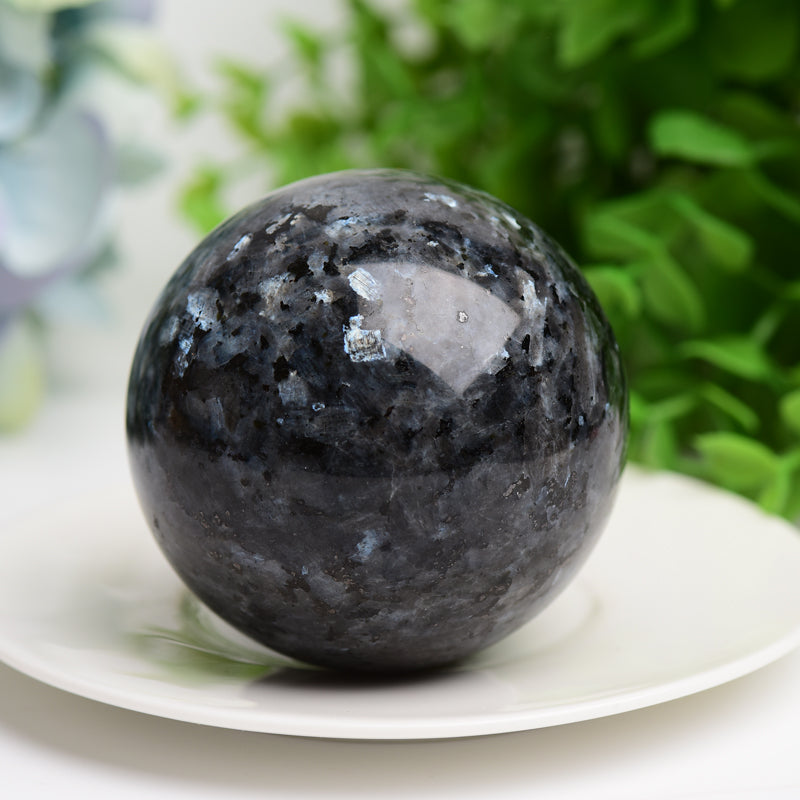 2.0-3.0 Inch Larvikite Crystal Sphere for Healing & Energy
