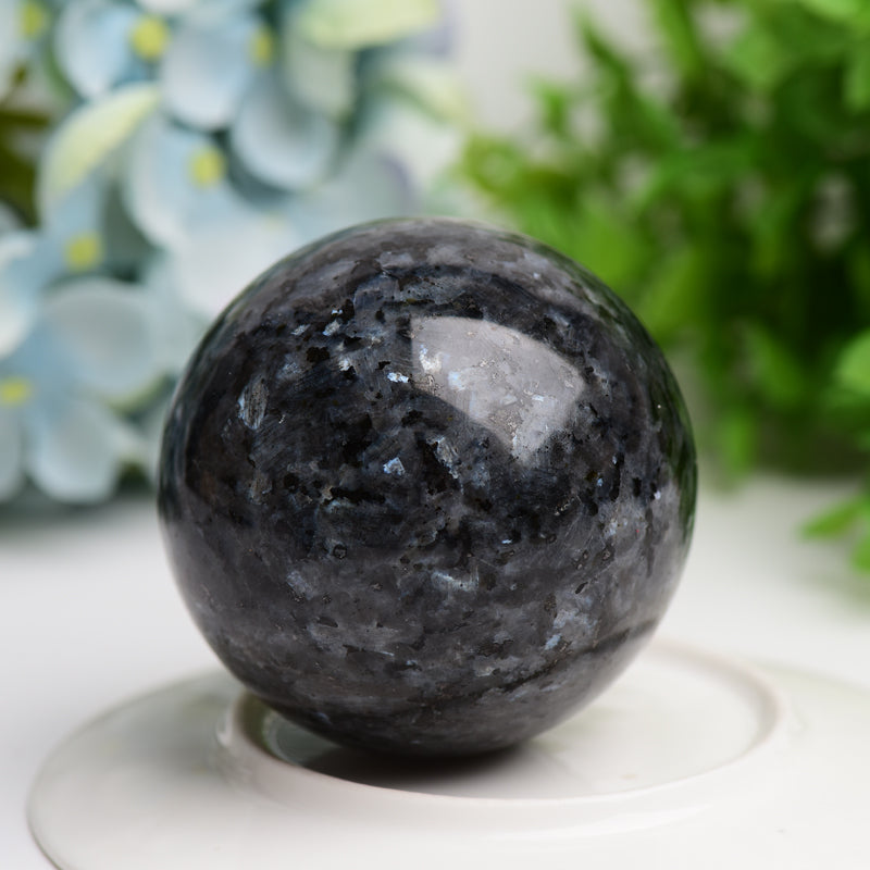 2.0-3.0 Inch Larvikite Crystal Sphere for Healing & Energy