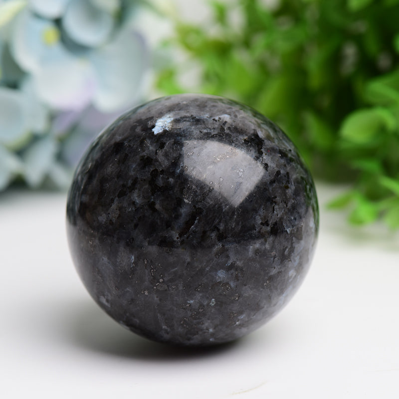 2.0-3.0 Inch Larvikite Crystal Sphere for Healing & Energy