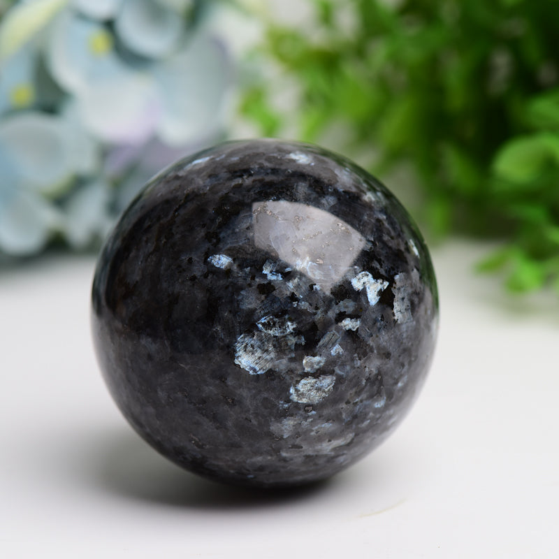 2.0-3.0 Inch Larvikite Crystal Sphere for Healing & Energy
