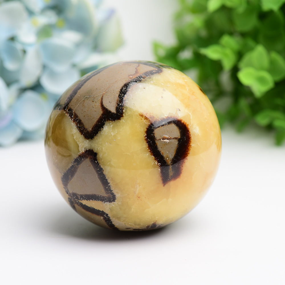 2.0-3.5 inch Septarium Crystal Sphere for Healing Energy
