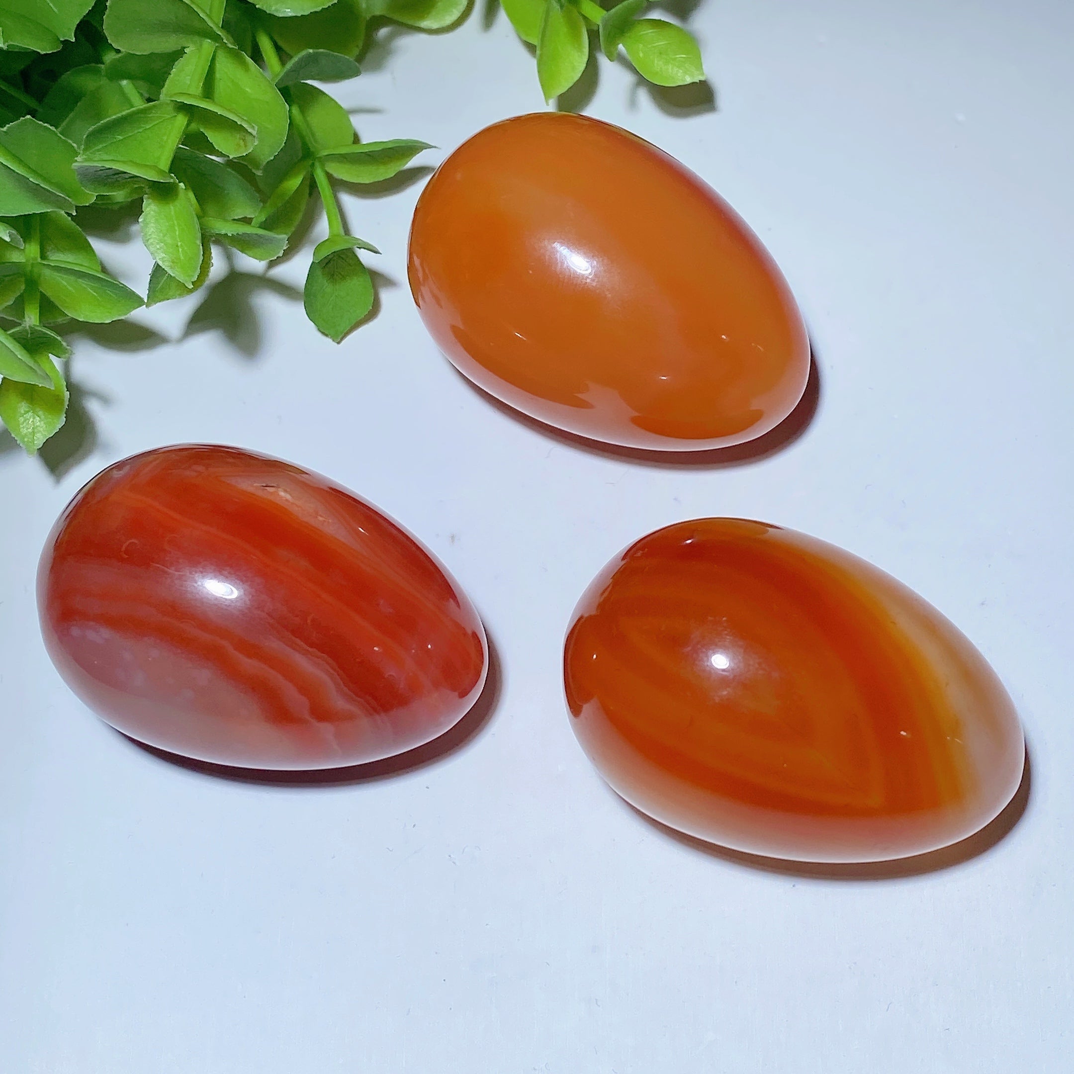 2.0 Inch Carnelian Crystal Egg for Healing