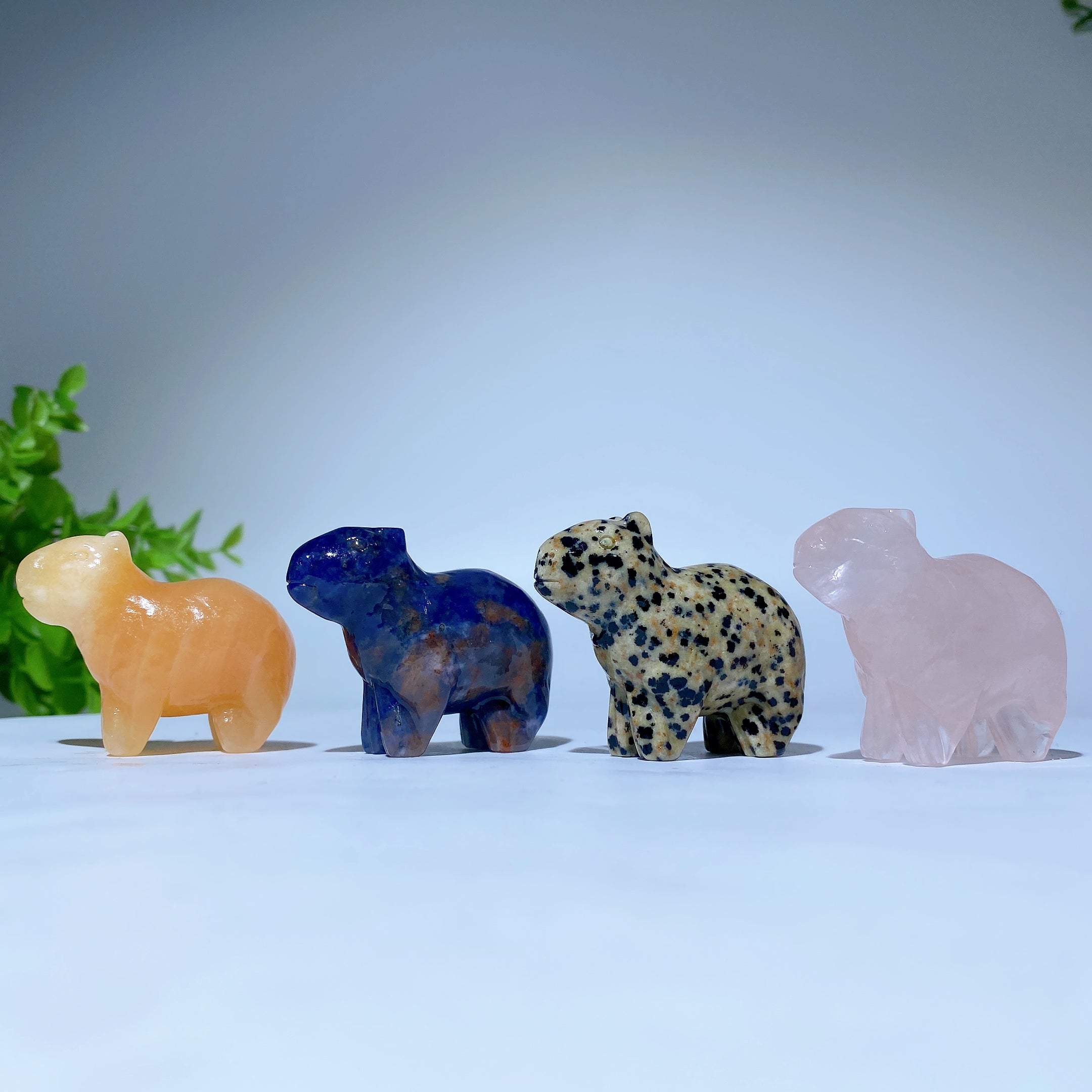 2.0 inch Crystal Capybara Figurine Healing Carvings