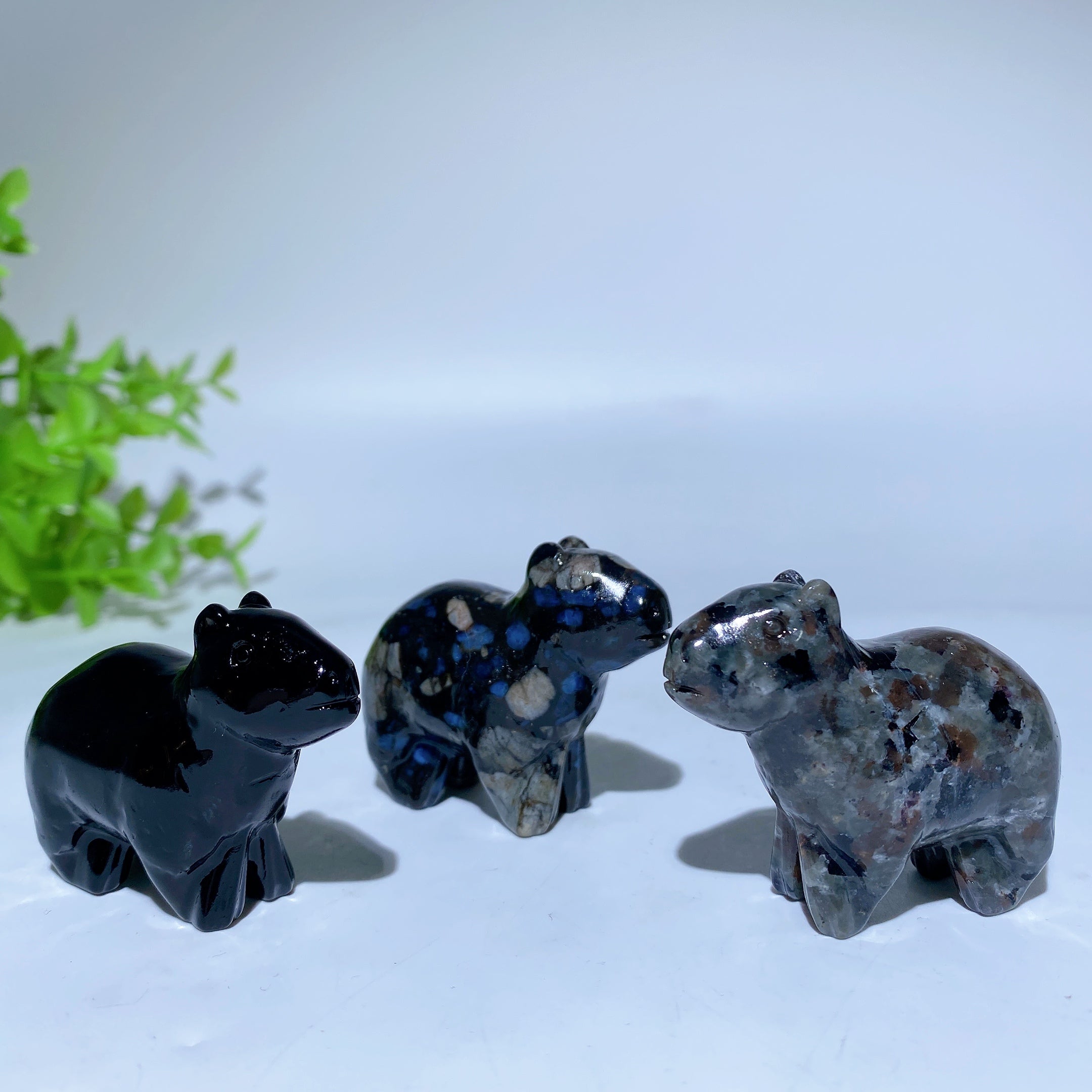 2.0 inch Crystal Capybara Figurine Healing Carvings