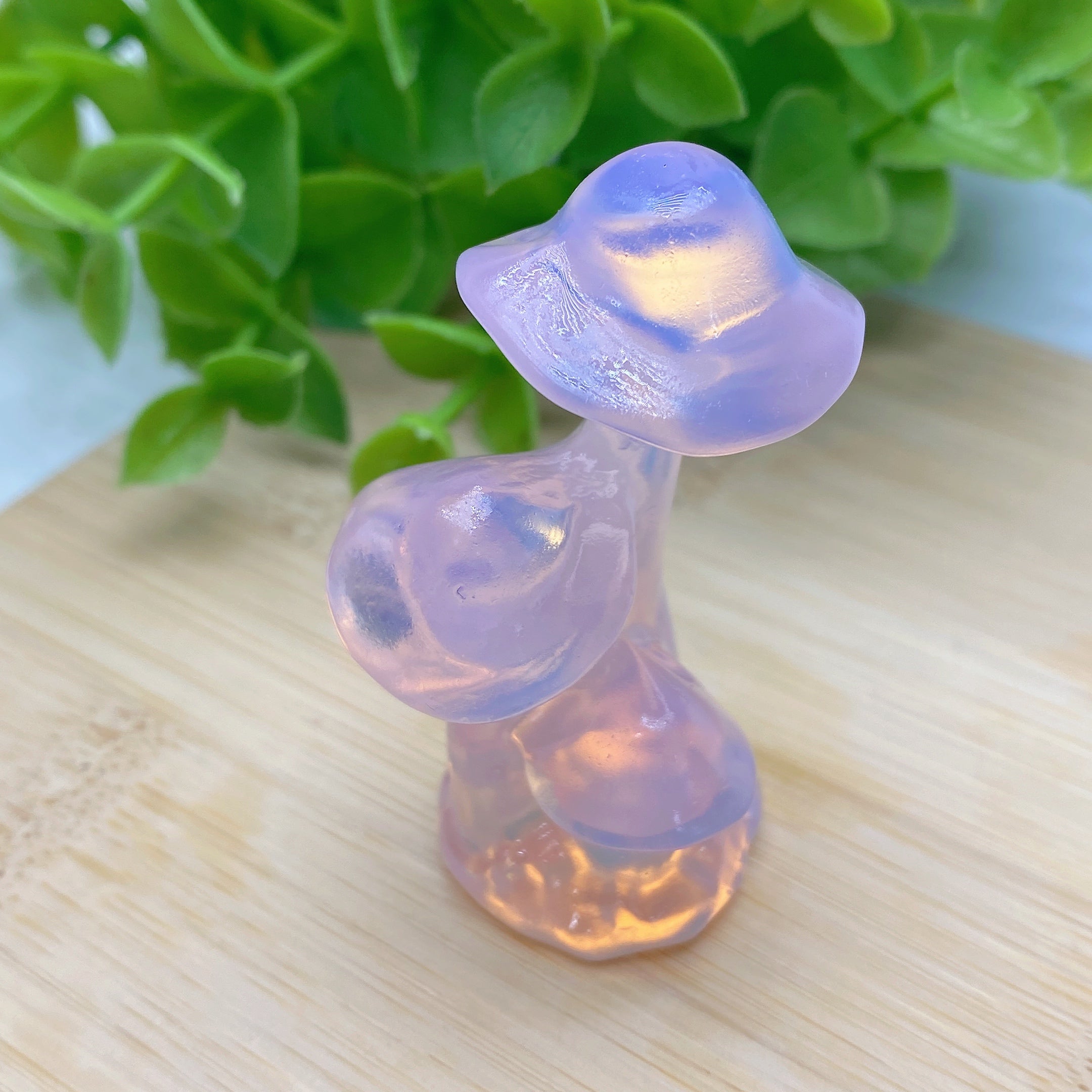 2.1 Inch Mixed Crystal Mushroom Carvings for Healing