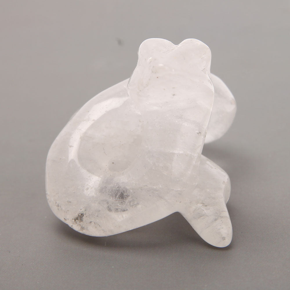 2.2 inch Hand Carved Crystal Snake Figurine for Healing