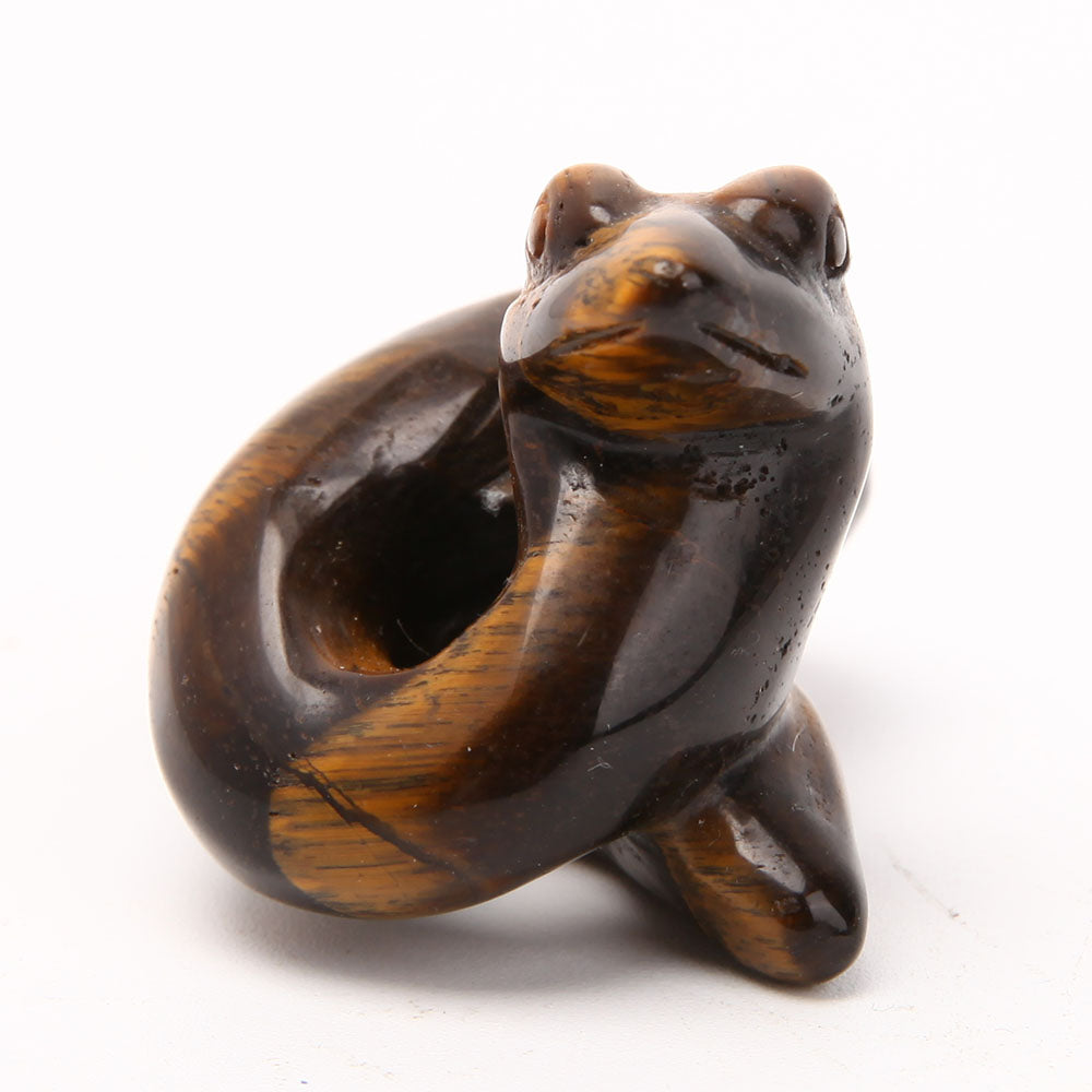 2.2 inch Hand Carved Crystal Snake Figurine for Healing