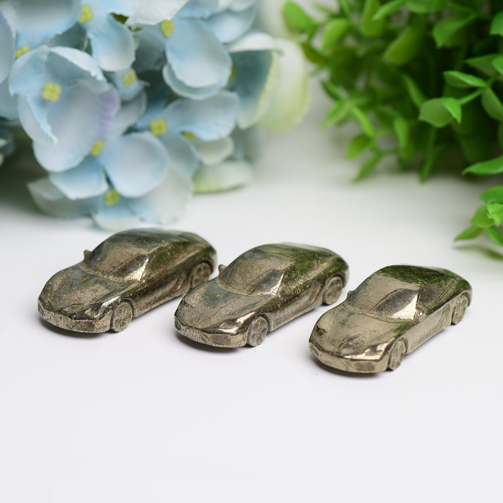 2.2 inch Pyrite Crystal Carving for Home Decor