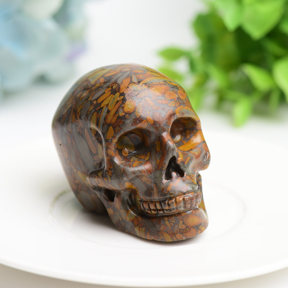 2.3-Inch Mixed Crystal Skulls for Healing & Meditation