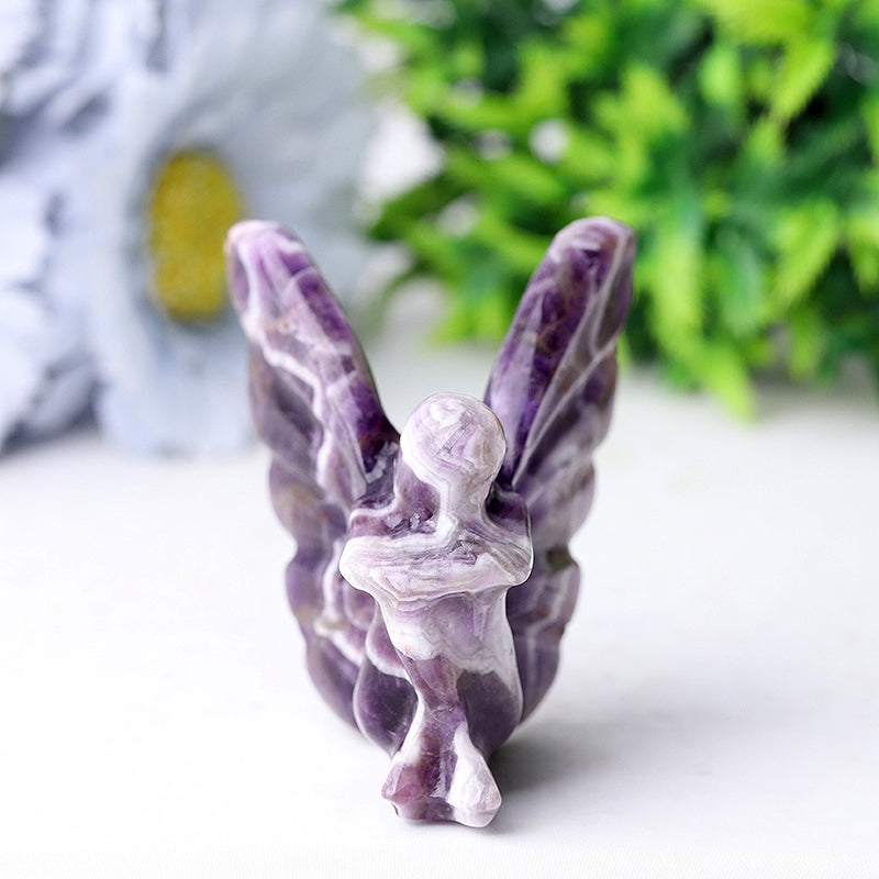 2.4 Inch Amethyst Dream Fairy Crystal Figurine