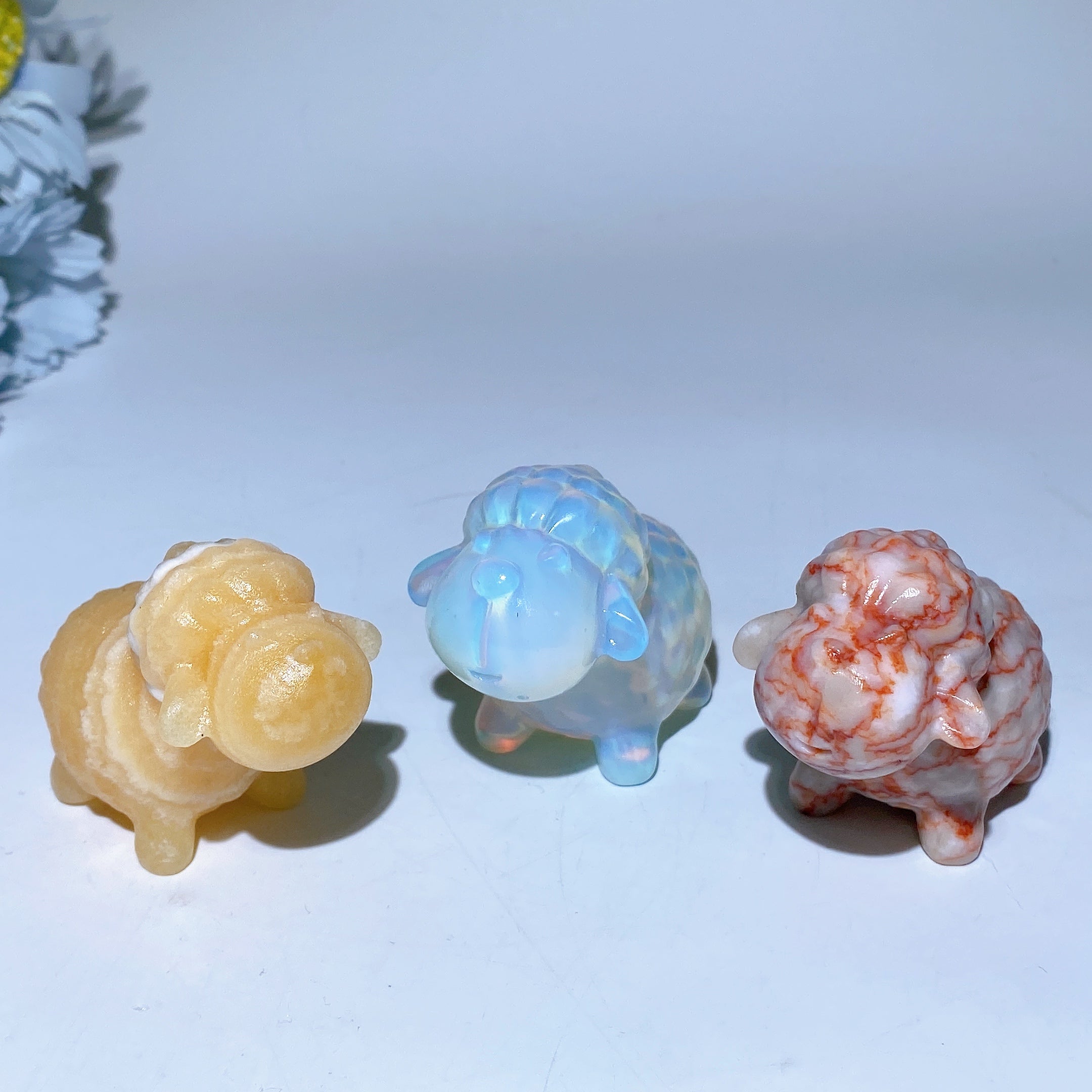 2.4 Inch Mixed Crystal Spiritual Animal Figurines
