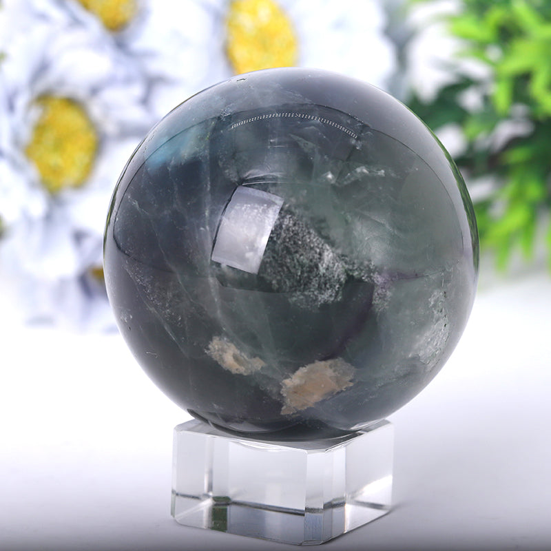2.5-2.8 Inch Fluorite Crystal Sphere for Energy Healing