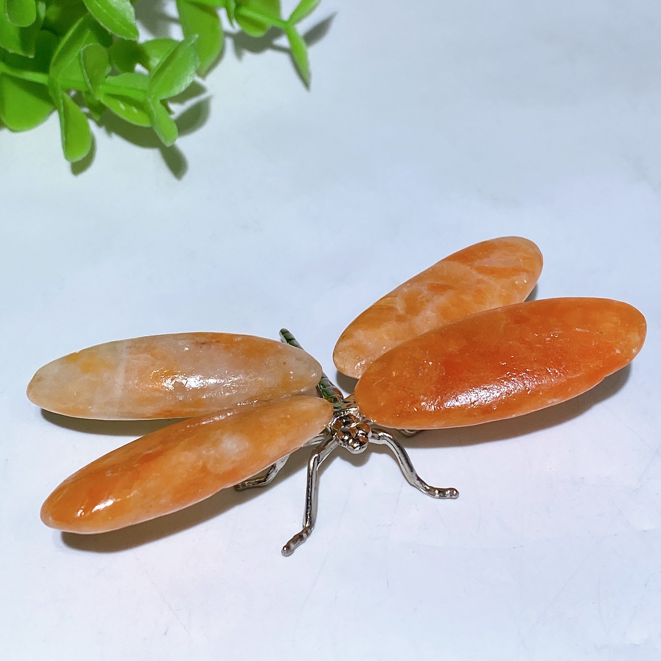 2.5-3.2 inch Crystal Dragonfly Figurine Healing Carving