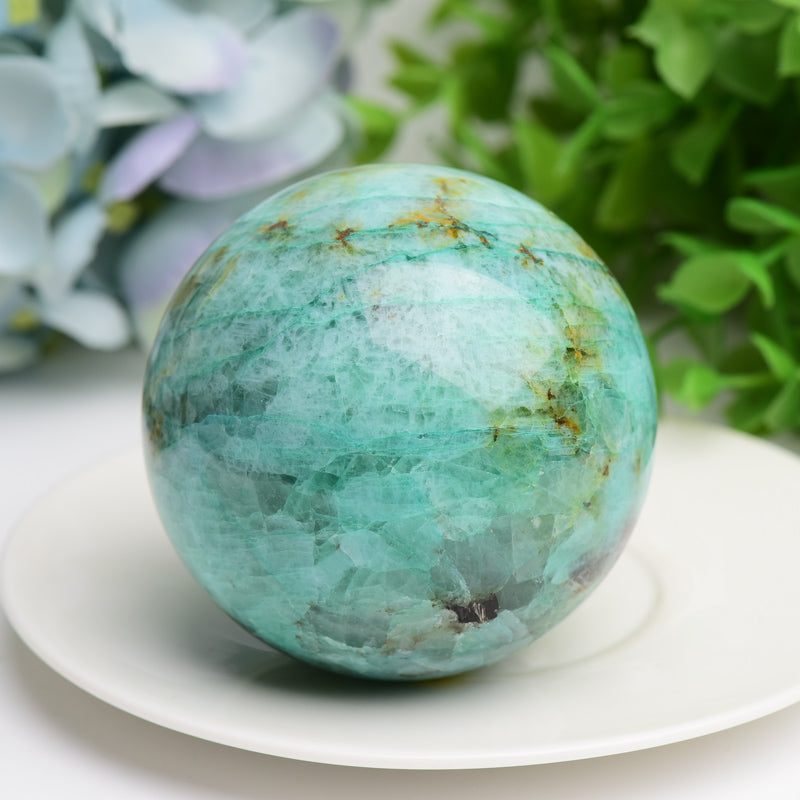 2.5-3 inch Mixed Crystal Healing Sphere for Energy Balance