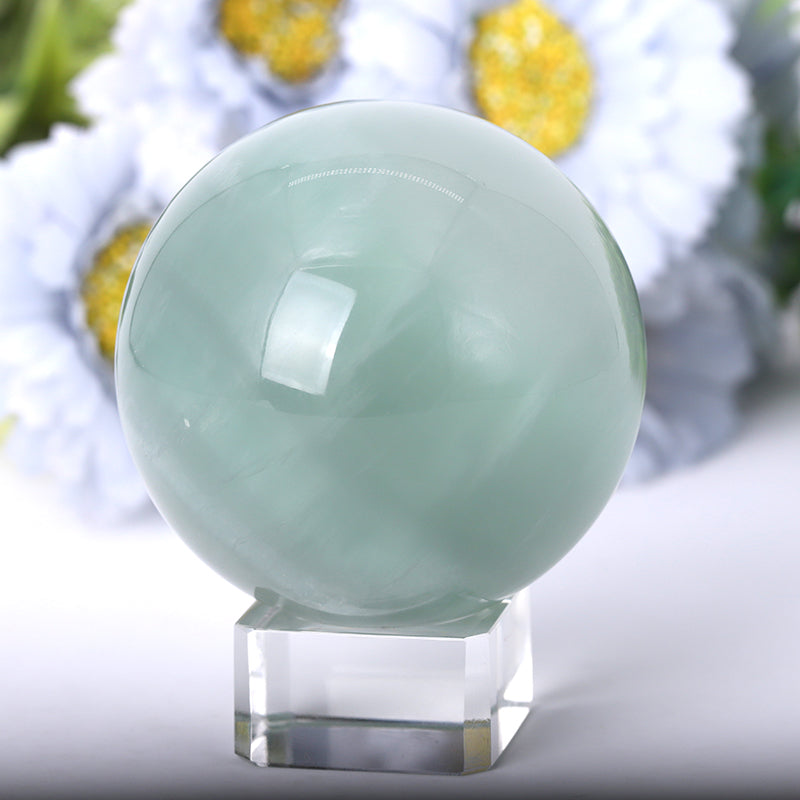 2.5-4.5 inch Fluorite Crystal Sphere for Healing