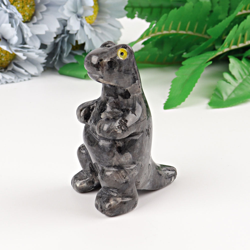 2.5" Hand Carved Crystal Dinosaur Figurine | Healing Sounds