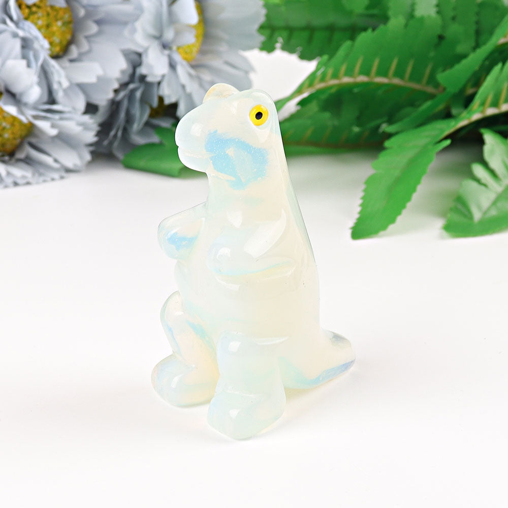2.5" Hand Carved Crystal Dinosaur Figurine | Healing Sounds